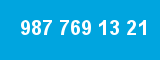 987 769 13 21 987 769 13 21
